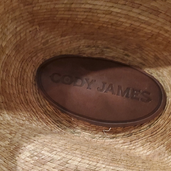 Cody James Brown and Tan Wide-Brimmed Cowboy Hat - Picture 2 of 6